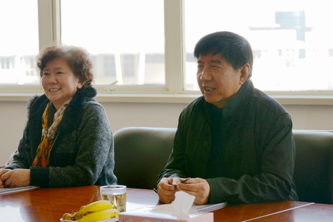 江苏苏净集团董事长钱宝荣一行来院交流